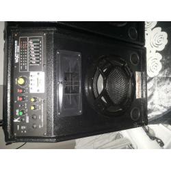 Casse amplificate impianto karaoke